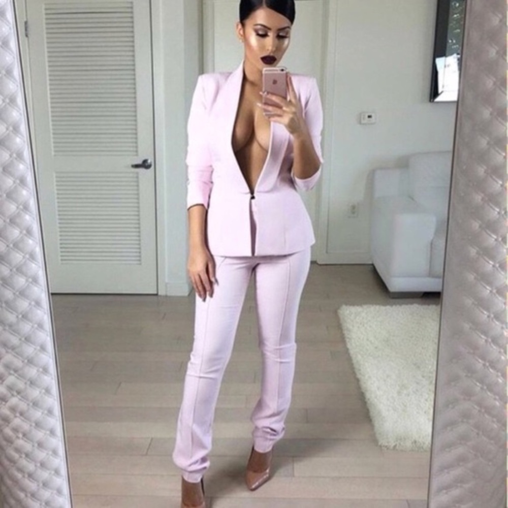 House of cb blazer suit